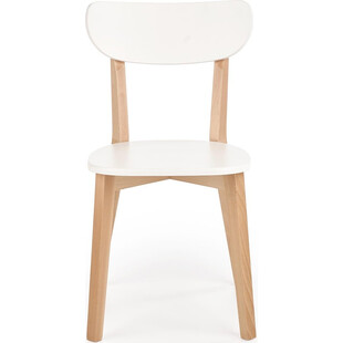 Krzesło drewniane Buggi białe Halmar | Skandynawski Design