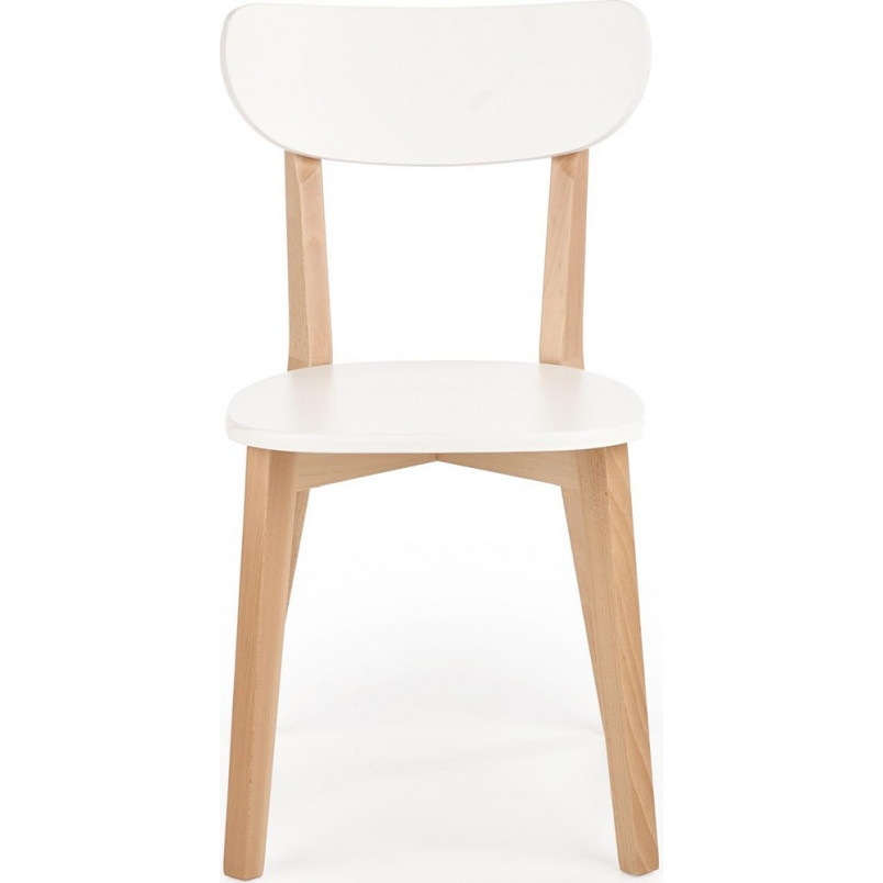 Krzesło drewniane Buggi białe Halmar | Skandynawski Design