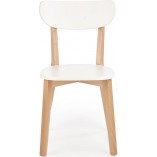 Krzesło drewniane Buggi białe Halmar | Skandynawski Design