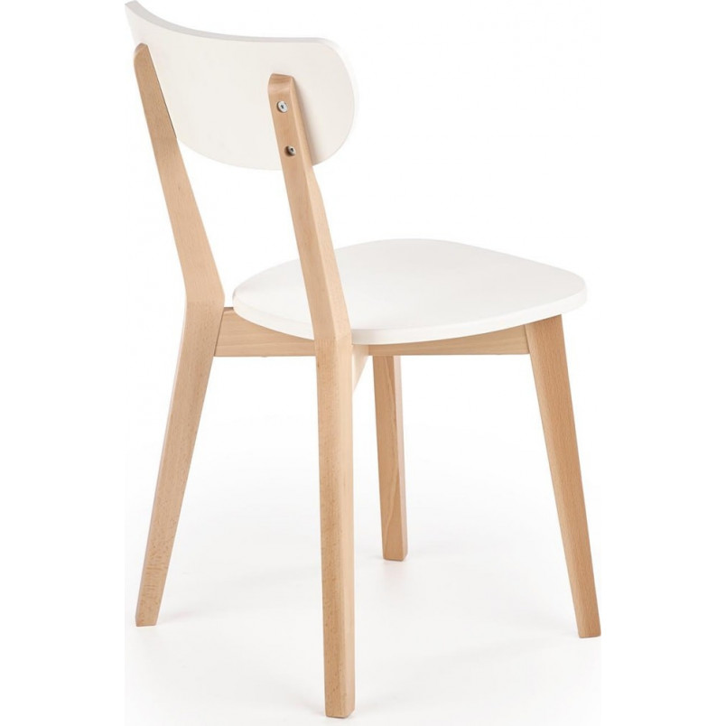 Krzesło drewniane Buggi białe Halmar | Skandynawski Design
