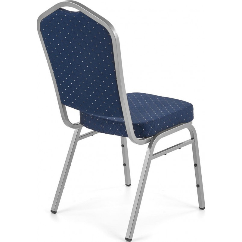 Krzesło weselne niebieskie/srebrne Halmar K66S | Elegancki design