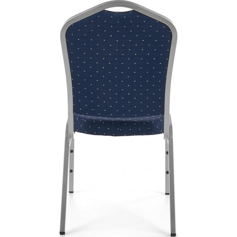Krzesło weselne niebieskie/srebrne Halmar K66S | Elegancki design
