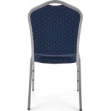 Krzesło weselne niebieskie/srebrne Halmar K66S | Elegancki design
