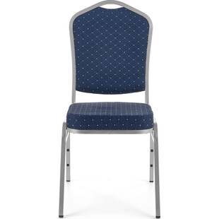 Krzesło weselne niebieskie/srebrne Halmar K66S | Elegancki design
