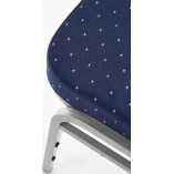 Krzesło weselne niebieskie/srebrne Halmar K66S | Elegancki design