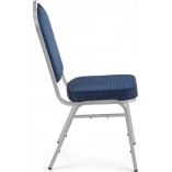 Krzesło weselne niebieskie/srebrne Halmar K66S | Elegancki design