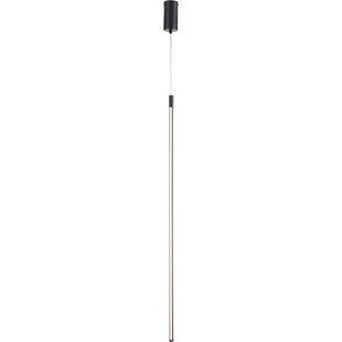 Lampa wisząca minimalistyczna Sparo LED 2cm H100cm czarna Step Into Design