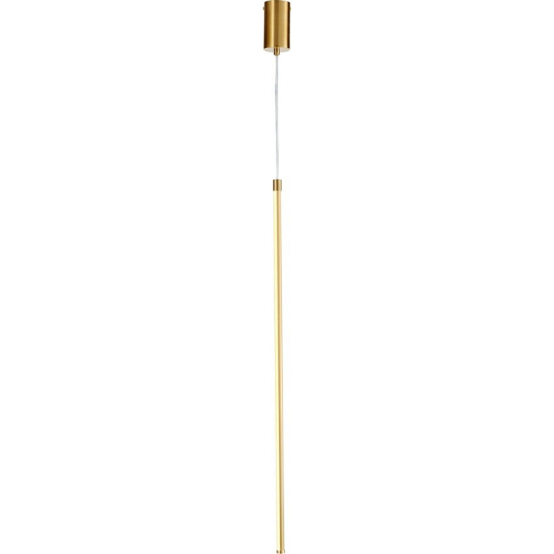 Lampa wisząca minimalistyczna Sparo LED 2cm H80cm złota Step Into Design