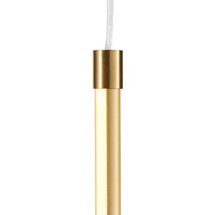 Lampa wisząca minimalistyczna Sparo LED 2cm H80cm złota Step Into Design