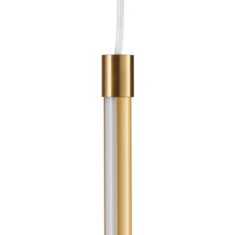 Lampa wisząca minimalistyczna Sparo LED 2cm H80cm złota Step Into Design