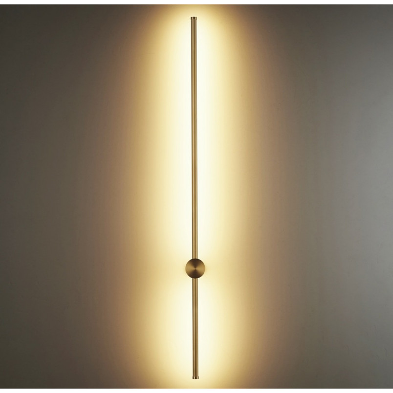 Kinkiet minimalistyczny designerski Sparo 100cm LED złoty Step Into Design