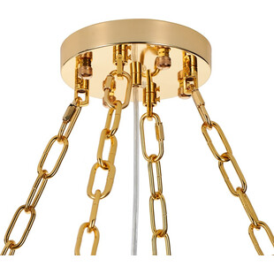 Lampa wisząca Rea | Kryształowa, Glamour, Złota - Step Design