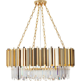Lampa wisząca Rea | Kryształowa, Glamour, Złota - Step Design