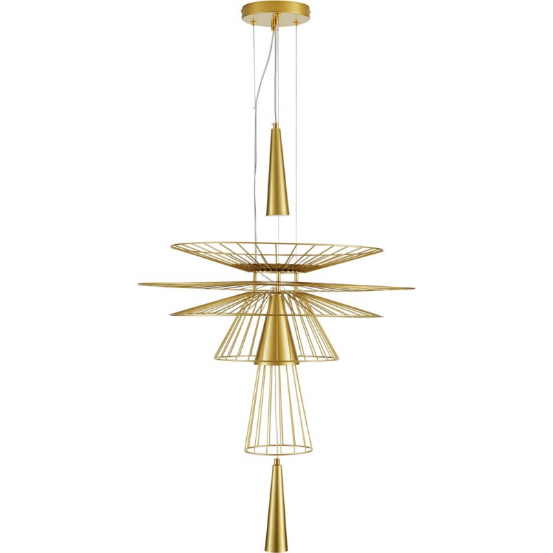 Lampa wisząca Susso - Złota, designerska | Step