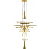 Lampa wisząca Susso - Złota, designerska | Step
