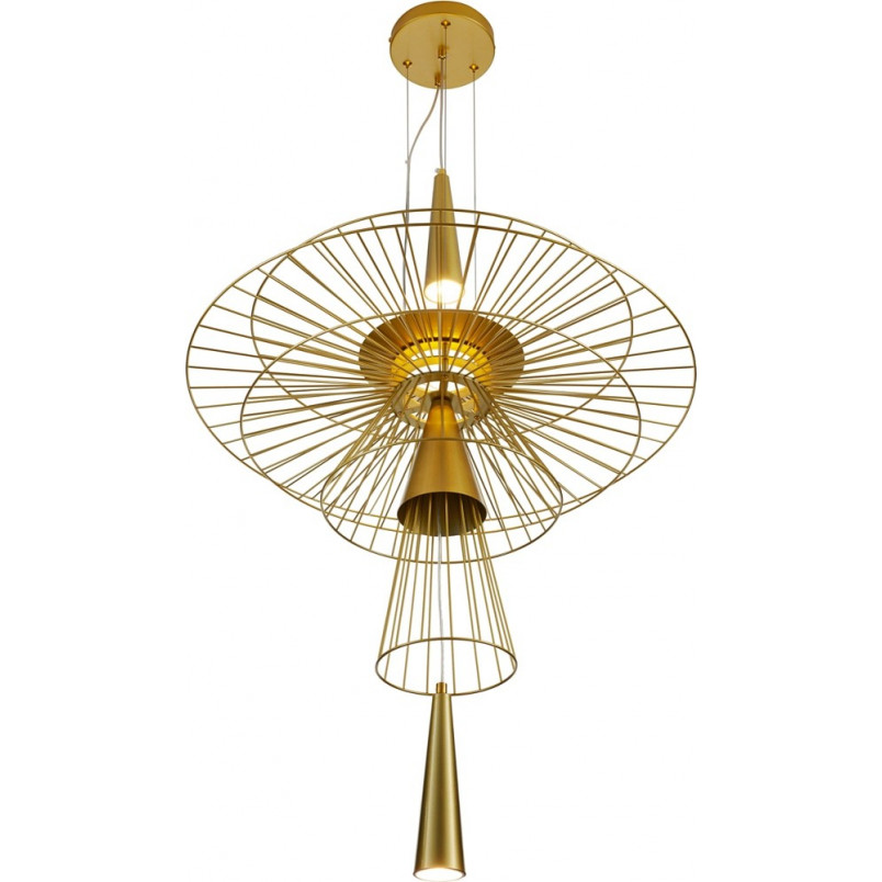 Lampa wisząca Susso - Złota, designerska | Step