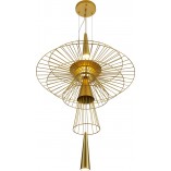 Lampa wisząca Susso - Złota, designerska | Step