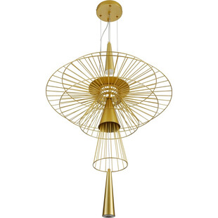 Lampa wisząca Susso - Złota, designerska | Step