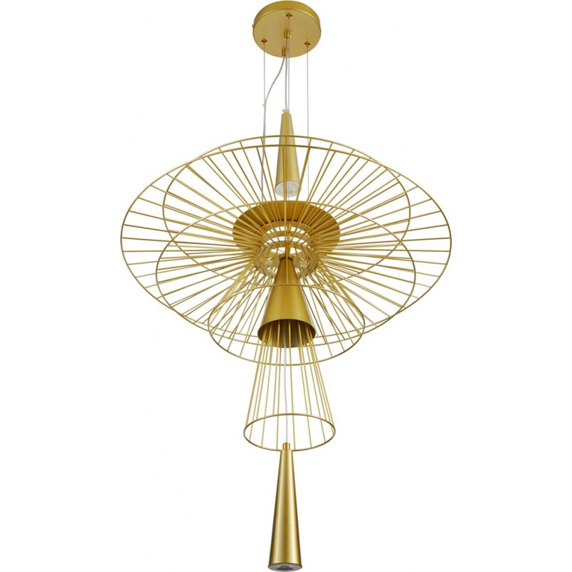 Lampa wisząca Susso - Złota, designerska | Step