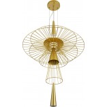 Lampa wisząca Susso - Złota, designerska | Step