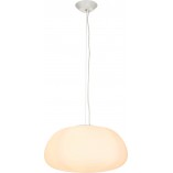 Lampa wisząca designerska Lucidum Flat 40cm biała Step Into Design
