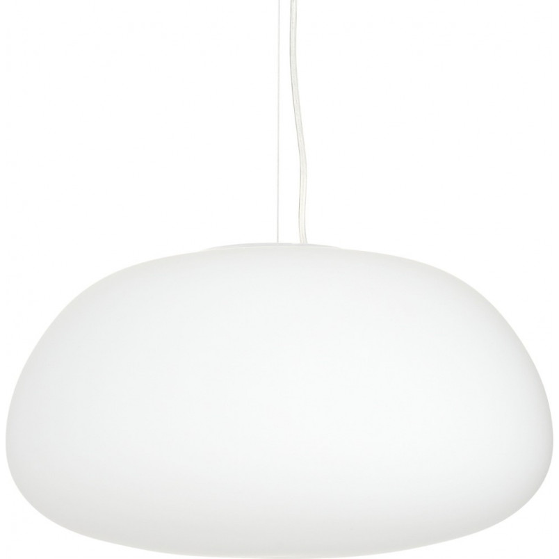 Lampa wisząca designerska Lucidum Flat 40cm biała Step Into Design