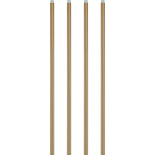 Lampa sufitowa szklana designerska Cosmic VI 75cm przezroczysty / złoty Step Into Design