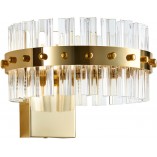Kinkiet Glamour Aura Złoty | Step Into Design