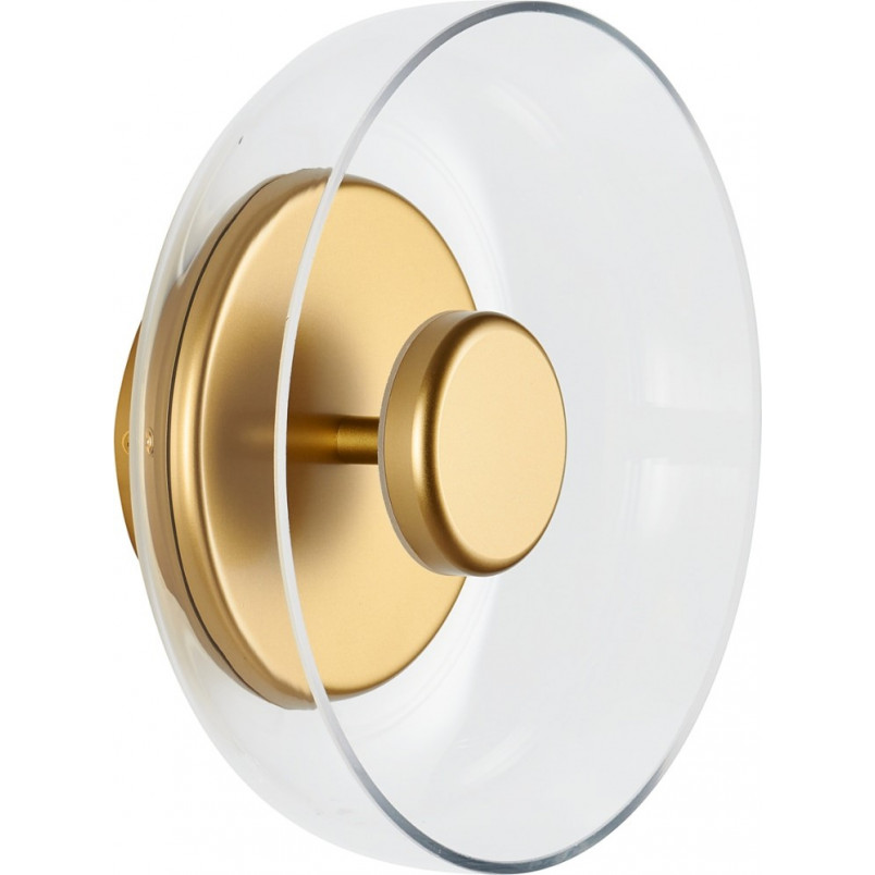 Kinkiet Złoty Szklany Disco LED - Step Into Design