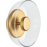 Kinkiet Złoty Szklany Disco LED - Step Into Design