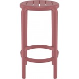 Stołek barowy Tom Bar 65cm - Różowo-czerwony Siesta | Kup teraz!