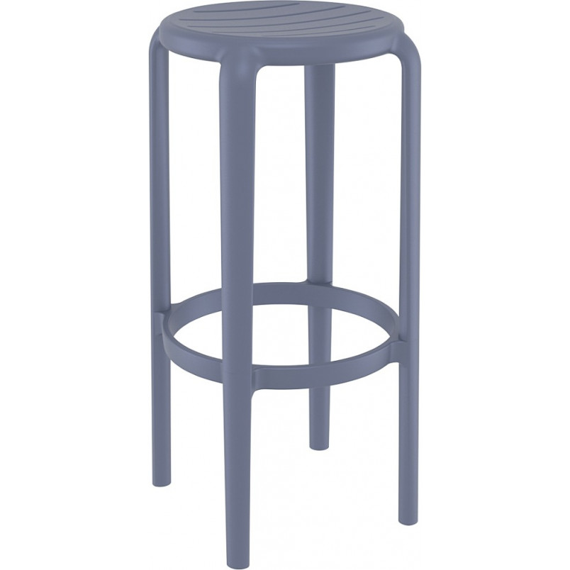 Stołek barowy Tom Bar 75cm szary Siesta | Najlepsza cena