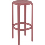 Stołek barowy Tom Bar 75cm - Różowo-Czerwony Siesta | Kup Teraz!