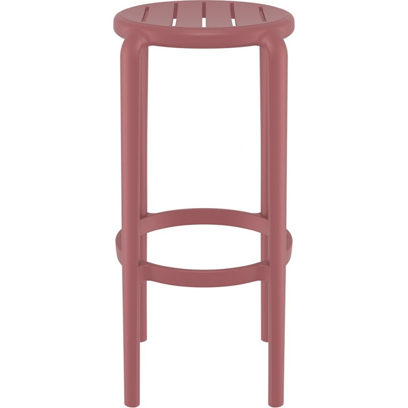 Stołek barowy Tom Bar 75cm - Różowo-Czerwony Siesta | Kup Teraz!