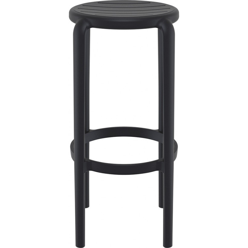 Stołek barowy Tom Bar 75cm czarny Siesta - Stylowy i funkcjonalny