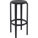 Stołek barowy Tom Bar 75cm czarny Siesta - Stylowy i funkcjonalny