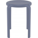 Taboret Tom 45cm Szary Siesta - Wytrzymały i Praktyczny
