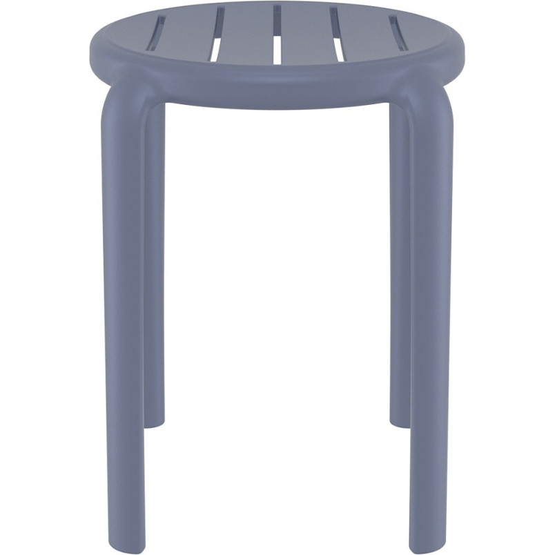 Taboret Tom 45cm Szary Siesta - Wytrzymały i Praktyczny