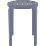 Taboret Tom 45cm Szary Siesta - Wytrzymały i Praktyczny