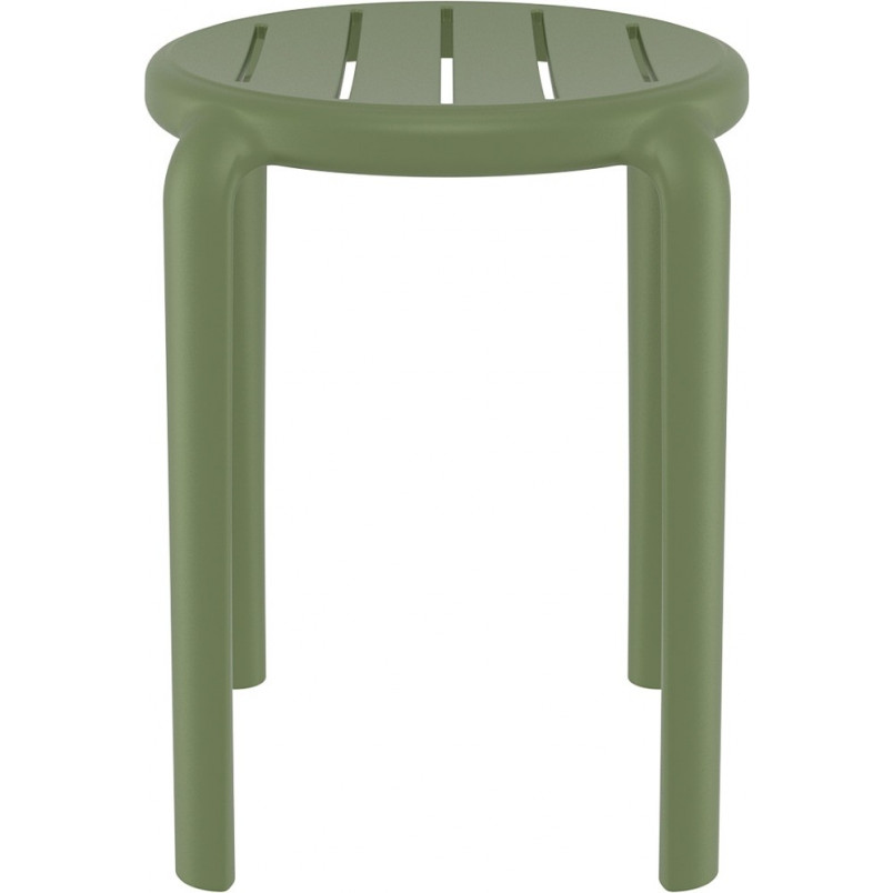 Taboret Tom 45cm oliwkowy Siesta - Hokery do kuchni i jadalni