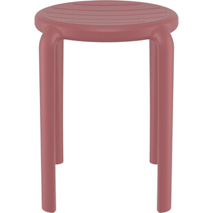 Taboret Tom 45cm różowo-czerwony Siesta - Hokery sklep