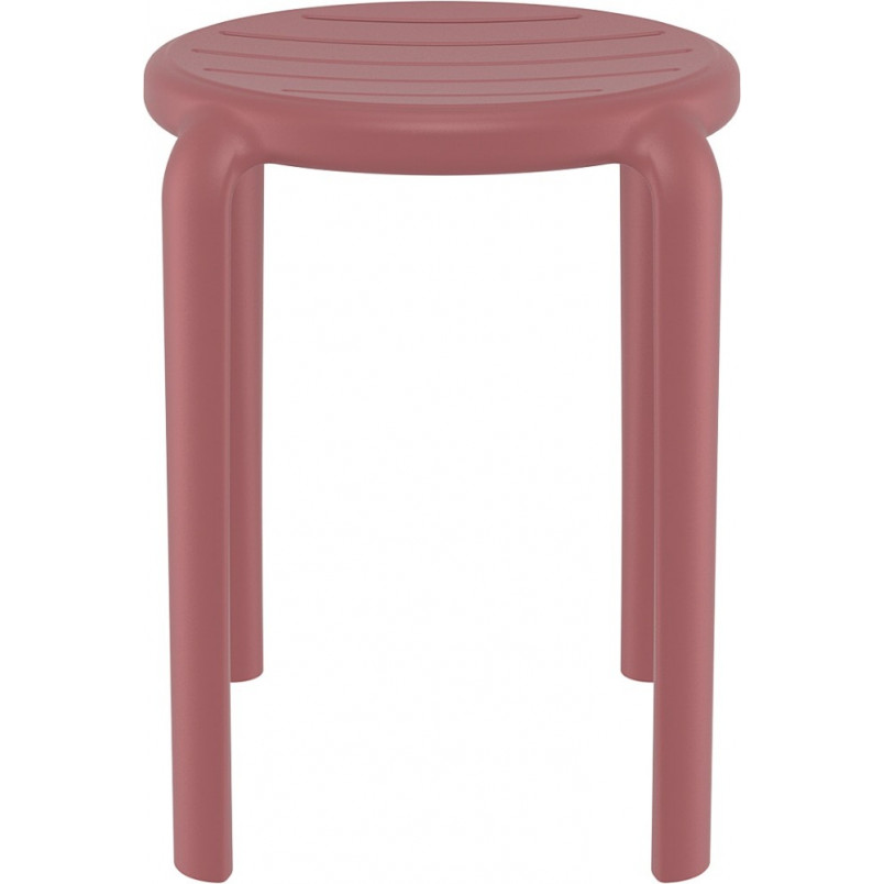 Taboret Tom 45cm różowo-czerwony Siesta - Hokery sklep