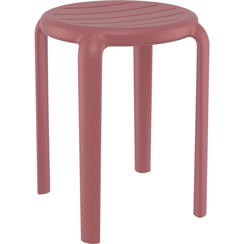 Taboret Tom 45cm różowo-czerwony Siesta - Hokery sklep