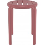 Taboret Tom 45cm różowo-czerwony Siesta - Hokery sklep