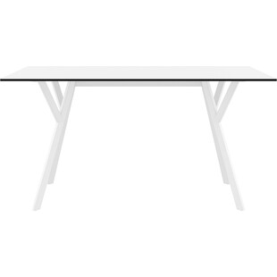 Stół prostokątny Max 140x80cm biały Siesta