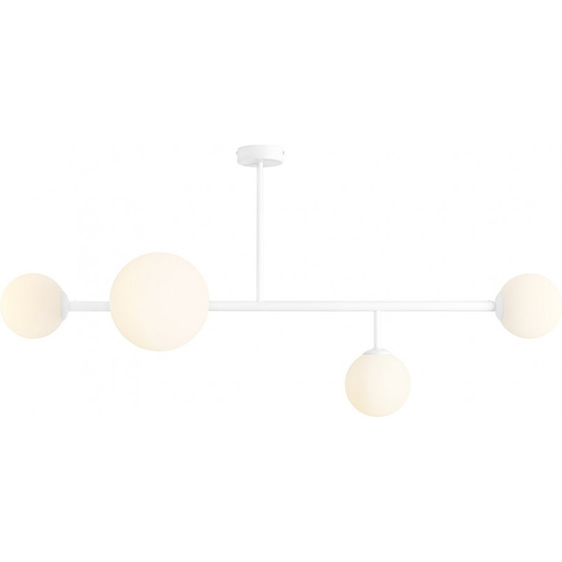 Lampa Sufitowa Dione IV - Szklane Kule, Biały | Aldex