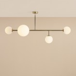Lampa sufitowa Dione IV - Aldex | Biało-złote kule