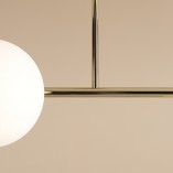 Lampa sufitowa Dione IV - Aldex | Biało-złote kule