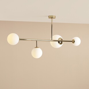 Lampa sufitowa Dione IV - Aldex | Biało-złote kule