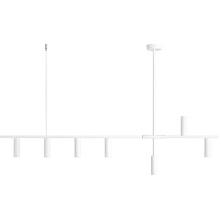 Lampa wisząca podłużna Trevo VII 145cm biała Aldex